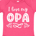 thumbnail image 4 of Inktastic I Love My Opa with Hearts Boys or Girls Baby Bodysuit, 4 of 5