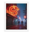 thumbnail image 5 of Paint By Numbers Kit for Adults Beginner - Misty Night Urban Neon Dragon Street DIY Canvas Painting Kits for Adults, Frameless Paint By Number for Adults for Home Wall Decor 16x20 Inch, 5 of 7