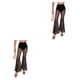 thumbnail image 4 of Pantalones largos de encaje transparentes Sonducket estilo gótico mujer Pierna ancha S M L Blanco Negro, 4 of 6