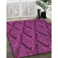 thumbnail image 3 of Ahgly Company Machine Washable Indoor Rectangle Transitional Burnt Pink Area Rugs, 8' x 10', 3 of 7