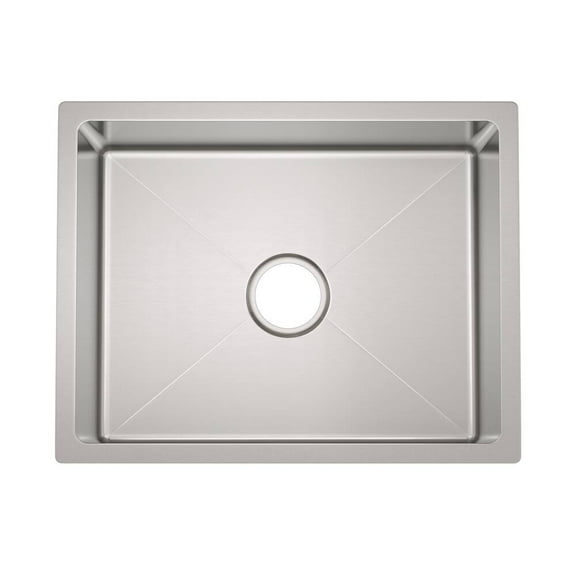 Proflo PFUC311TA Plomosa 23" Undermount Single Basin Stainless Steel Kitchen Sink, Silver