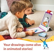 Osmo - Super Studio Disney Mickey Mouse & Friends Starter Kit - Age 6-12 - Learn Disney Drawings, 100+ Cartoon Drawings, Erasable Drawing Board, Sketchbook, Drawing Pad, Art Sets, STEM Educational Toy