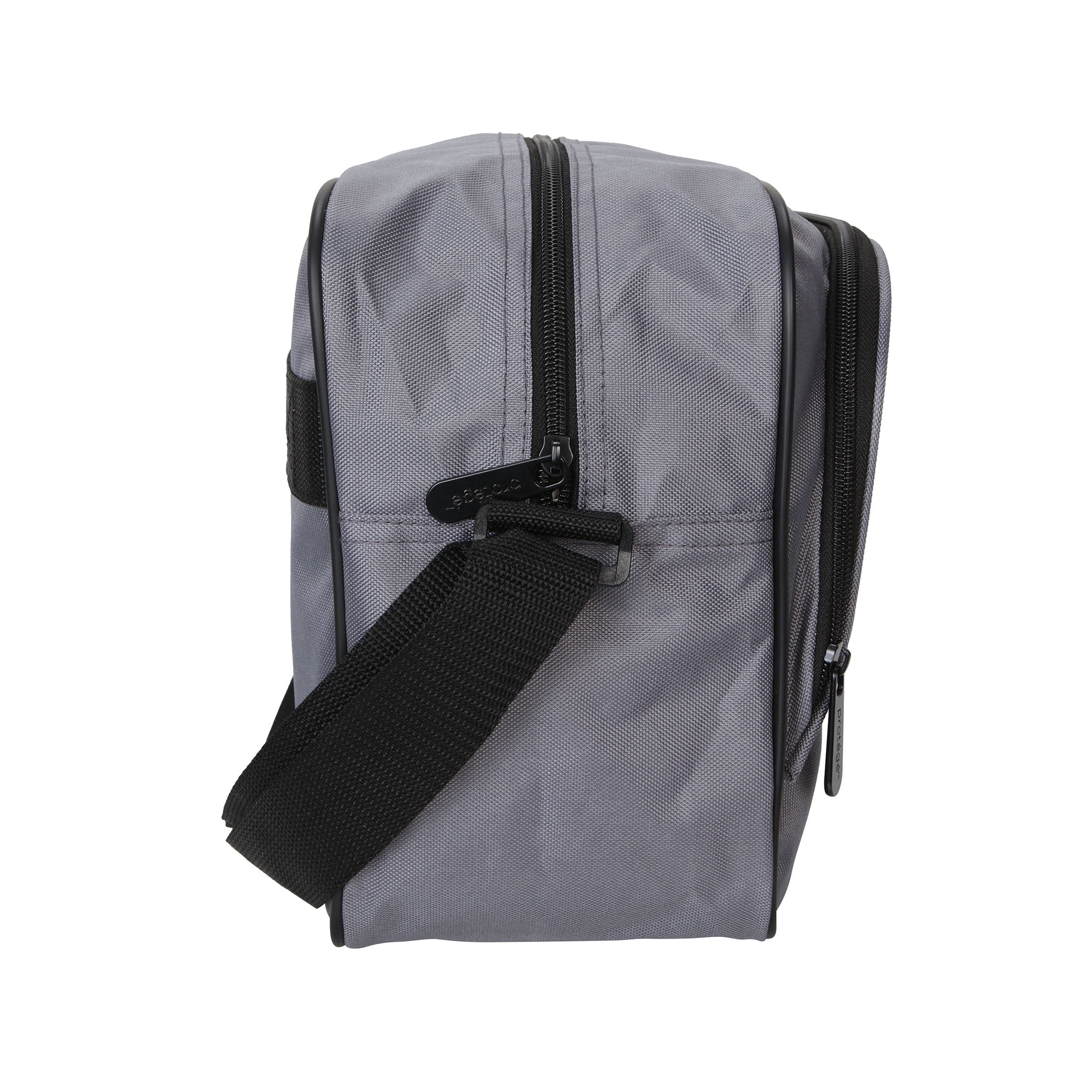 Protege 3-Piece Softside Luggage Travel Set, Includes Medium Checked Luggage, Carry On Duffel and Boarding Tote, Soothing Gray