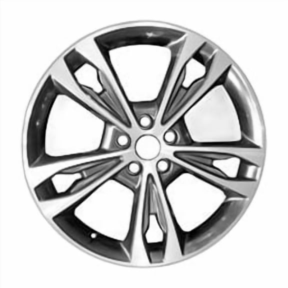 2017-2020 Ford Fusion 19" Machined Charcoal OEM Factory Wheel Rim HS7C1007E1A