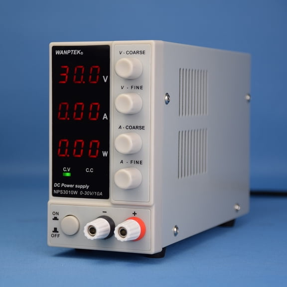 0-10A 300W Lab DC Power Supply Digital Variable Regulated Benchtop Power Source