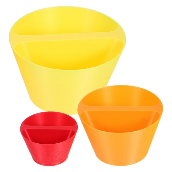 Homoyoyo 3-Piece Ceramic Rim Adjustment Tool Set with PLA Material, Assorted Colors for Clay Crafting and Pottery