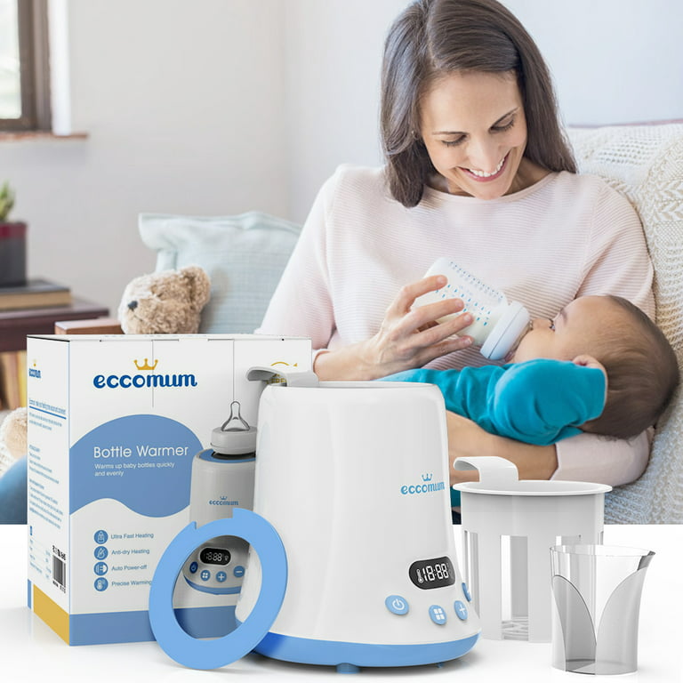 Eccomum Portable Water Warmer for Baby Formula 300ml Capacity Precise Temperature Control Built-in Battery Wireless Instant Water Warmer Electric