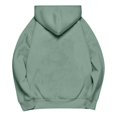 thumbnail image 4 of WTOBBY Women's Oversized Plush Hoodie, Drop Shoulder Long Sleeve, Fall Casual Sweatshirt with Cozy Fleece Interior and Relaxed Streetwear Style,Mint Green XL, 4 of 6