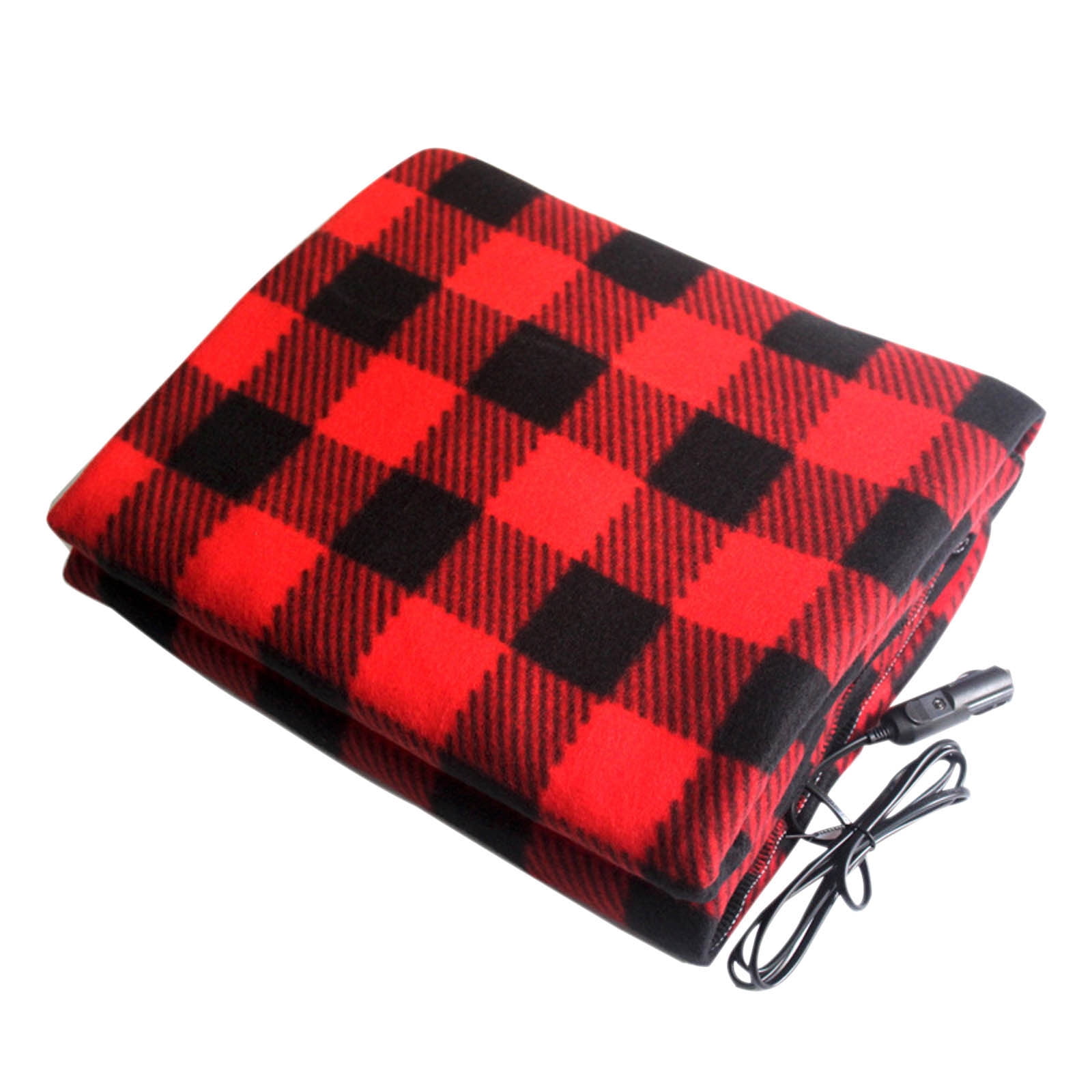 Dptalr 12v Car Heating Blanket Electric Blanket Winter Car Warm Blanket Red One Size