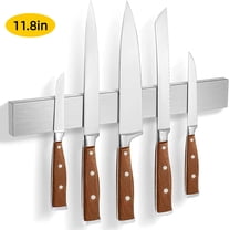 RYLZX 11.8 Inch Magnetic Knife Holder for Wall, Knife Magnetic Strip Magnetic Knife Holder for Refrigerator Mount Knife Rack Kitchen Utensil Holder Metal Tool Holder Knife Block Kitchen Organizers