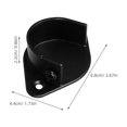 thumbnail image 2 of OUNONA 4Ud Soporte Negro Para Barra De Con Fijación Para Organización En Casa, 2 of 8
