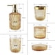 thumbnail image 5 of Juego de accesorios de baño LaMarriti Clear Gold, 5 piezas, cristal, 5 of 6