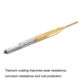 thumbnail image 4 of Uxcell M0.9 x 0.225 Cobalt High Speed Steel Straight Flute Machine Thread Tap Titanium Coated 2 Pack, 4 of 6