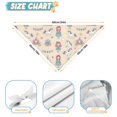 thumbnail image 6 of Dog Bandana 2 Pack,Beige Princess Carriage Pattern Bandanas for Dogs,Cat Bandana,Small/ Large Dog Bandana 2 Size,Dog Bandanas, 6 of 6