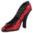 thumbnail image 1 of Fashion High Heel Shoe Jewelry Display Stand for Storage Dark Red, 1 of 9