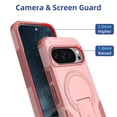 thumbnail image 3 of for Google Pixel 10 / 10 Pro 6.3-inch Case [Compatible with MagSafe] Built in Invisible Stand, Military Grade Shockproof Soft TPU Protective Cover Case,Pink,For Pixel 10 / 10 Pro, 3 of 8