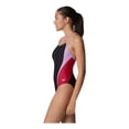 thumbnail image 4 of Traje de baño Speedo  Mujer Solid Splice Relay Violeta 7192101-540, 4 of 7