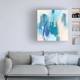 thumbnail image 2 of Trademark Fine Art June Erica Vess Azure Margin II Canvas Wall Art, 2 of 4