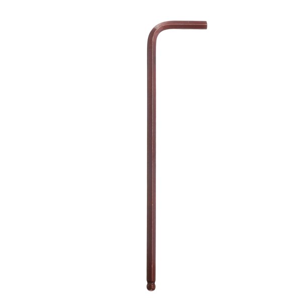 Llave hexagonal de extremo de bola Uxcell 9/64" SAE acero S2 llave en L de brazo largo herramienta de reparación para hogar, bicicleta, reparación de motocicletas, rojo marrón