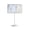 White, variant on FITUEYES Mobile TV Stand for 32-65 inch TVs, Rolling TV Cart with Adjustable Height, Pink