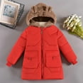 thumbnail image 2 of Darzheoy Girl Winter Coats Heavyweight Hooded Puffer Jacket Kid Parka Fleece Snow Outwear, 2 of 3