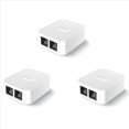 thumbnail image 1 of 3X Selector de Conmutador LAN CAT6 RJ45 de 2 Puertos 1000 Mbps 2 en 1 Salida / 1 en 2 Salidas 2 en 1 Salida Divisor de Red RJ45, 1 of 5