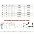 thumbnail image 2 of ZTTD Women's Fashion Casual Flats Rhinestone Round Toe Sandals Buckle Strap Shoes Black, 2 of 2