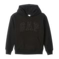 thumbnail image 1 of Sudadera con Capucha Estampada GAP para Niños, Color Negro, Talla XS, 1 of 3