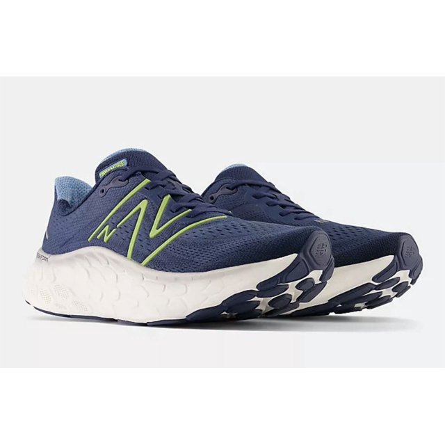 New Balance Men’s Fresh Foam X More V4 Blue Sneakers Running Shoes - Size 9.5