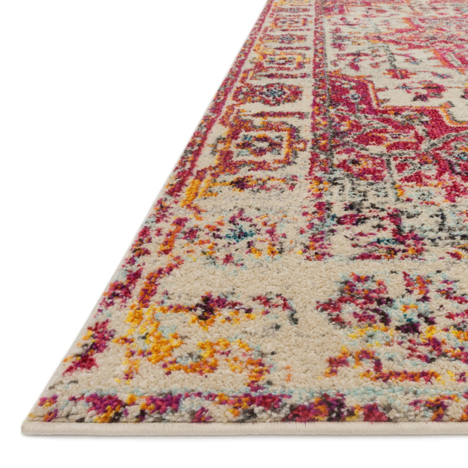 Loloi II Nadia Abstract Ivory / Fiesta Area Rug