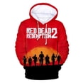 thumbnail image 2 of Sudadera con capucha Red Dead Redemption 2, juego, estampado 3D, para hombre y mujer, sudaderas de moda, sudaderas de gran tamaño, jerséis para niños, chándales, ropa, 2 of 5