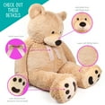 thumbnail image 6 of LotFancy Giant Teddy Bear Stuffed Animal, Gift for Girls Girlfriend Wife, 5.3 Feet, 6 of 7