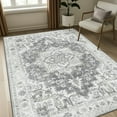 thumbnail image 1 of KUETH 8'x10' Area Rugs for Living Room, Ultra Thin Indoor Machine Washable Rugs for Bedroom Dining Room, 1 of 7