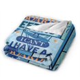 thumbnail image 2 of Surf Blanket Soft Flannel Beach Themed Blanket for Men Women Warm and Cozy Surfer Gifts for Surfers Perfect Throw Blanket for Travel or Home Use 60x50, 2 of 6