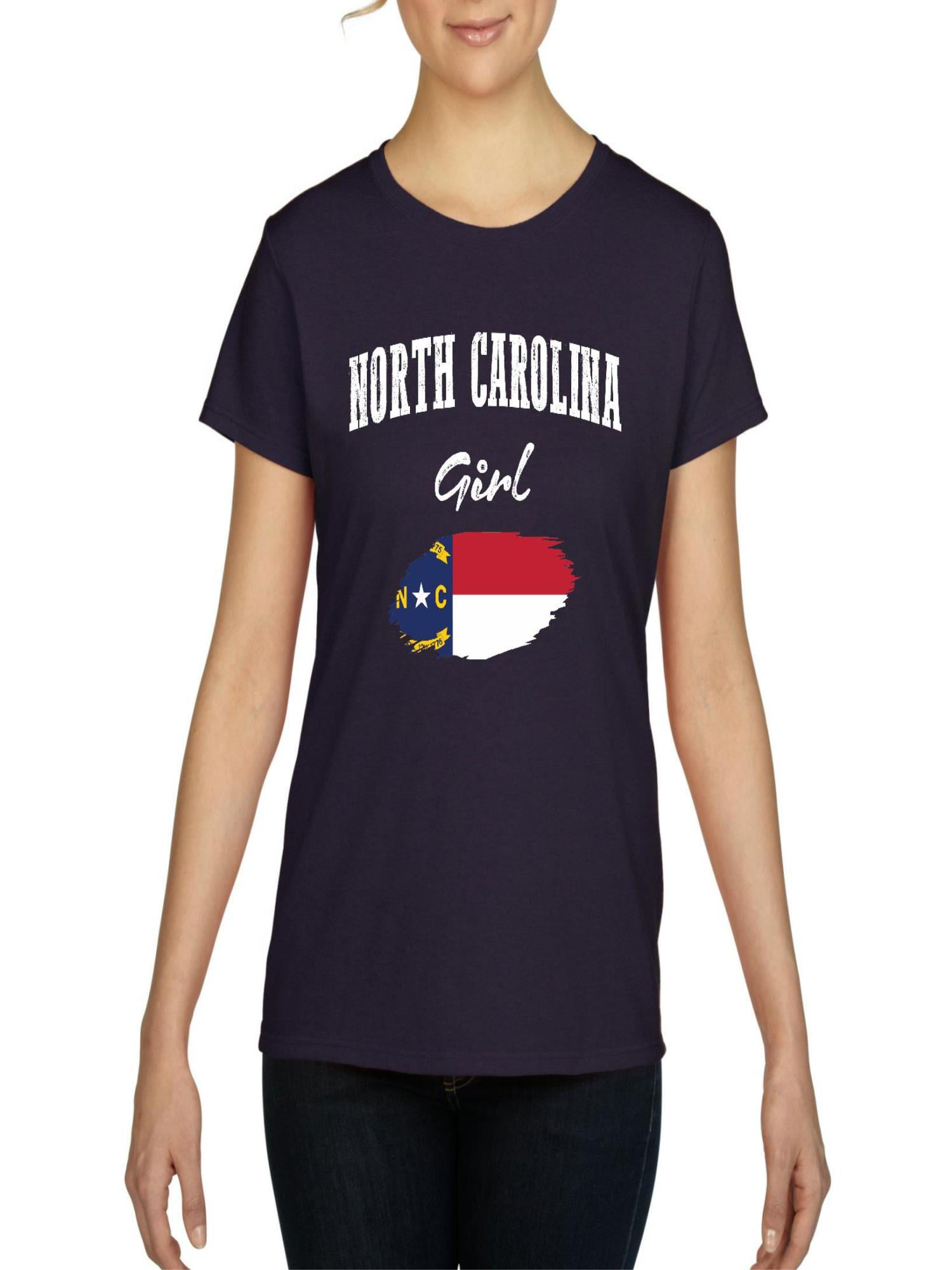 Normal is Boring - Womens North Carolina Girl Flag Traveler`s Gift ...