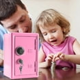 thumbnail image 1 of Lunxisen 4 Pcs Kids Locker Safe Metal Money Box Password Security Cash Storage Organizer For Home, 1 of 9