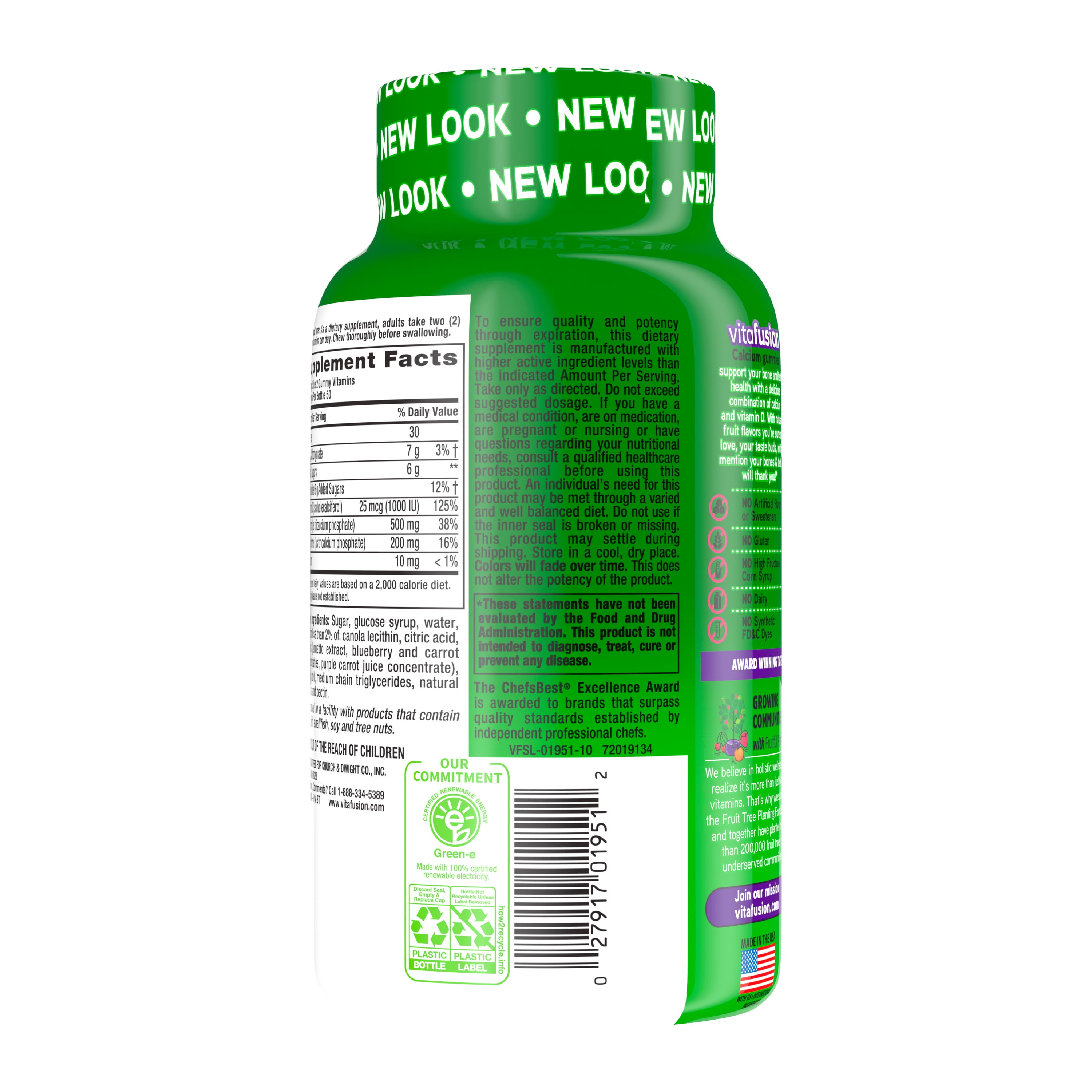 Buy vitafusion Calcium Gummy Vitamins, Fruit and Cream Flavored