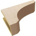 thumbnail image 6 of 5"W x 15"D x 10"H Classic Legacy Rough Cedar Woodgrain TimberThane Corbel, Primed Tan, 6 of 6