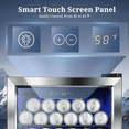 thumbnail image 4 of Auseo 1.7 Cu. ft Mini Beverage Cooler -68 Cans Mini Refrigerator, Glass Door, for Soda Beer or Wine, Small Beverage Dispenser for Home/Office/Bar, 4 of 10