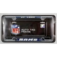 thumbnail image 3 of St Louis Football Rams EZ View Chrome Metal (2) License Plate Frame Set, 3 of 6