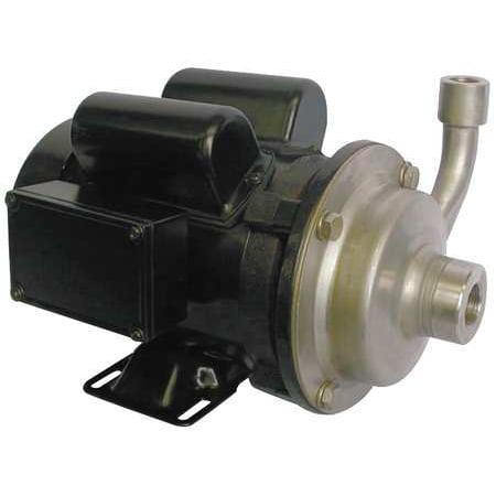 - DAYTON 5WXR9 Pump, Centrifugal, SS, 1/3 HP, 1 PH
