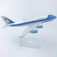 thumbnail image 3 of 16CM 747  model Series Plane Model Toy Alloy Metal Toys and Hobbies Diecast Airplanes Building Kit with Wheels Planes, 3 of 10