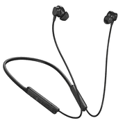 Cshidworld Neckband Bluetooth Headphones, Running Wireless Earbuds with 120 Hours Playtime, HD Deep Bass Stereo IPX7 Waterproof for Workout and Sports, Bluetooth 5.3 Sound Isolation Headsets,Black