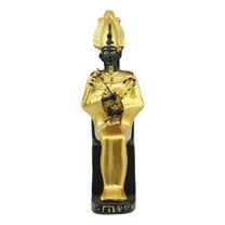 Ebros Egyptian Classical Deities Miniature Figurine Gods Of Egypt Dollhouse Miniature Statue Legends Of Ancient Egypt Educational Sculpture Collectible (Osiris Seated On Throne)