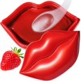thumbnail image 1 of VEZE Máscaras de Labios Máscara de Labios de Colágeno 20 Piezas Máscara de Labios para Labios Secos Máscaras de Labios Cuidado de la Piel Almohadillas de Labios de Cristal para Hidratar Antiarrugas An, 1 of 5