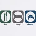 thumbnail image 2 of CafePress - Eat Sleep Gamer Mousepad - Non-slip Rubber Mousepad, Gaming Mouse Pad, 2 of 6