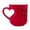 Red, variant on COM1950s Heat Changing Color Mug, Love Reveal Ceramic Coffee Cup, Heart Handle Magic Mug for Valentine's Day Gift, Surprise Reveal Heat Activated Mug for Hot Drinks