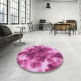 thumbnail image 4 of Ahgly Company Machine Washable Indoor Rectangle Transitional Violet Purple Area Rugs, 3' x 5', 4 of 7