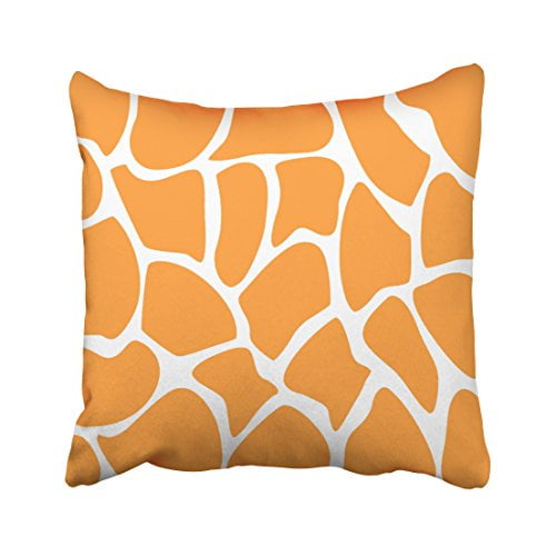 Winhome Fashion Cute Girly Orange Giraffe Print Pattern Polyester