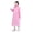 Pink, variant on EVA Waterproof Raincoat Lightweight Foldable for Outdoor Travel Hiking Camping Mountaineering Rain Protection 47.20 in(White)